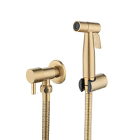 Antique Brushed Gold Douche Kit Hand Held